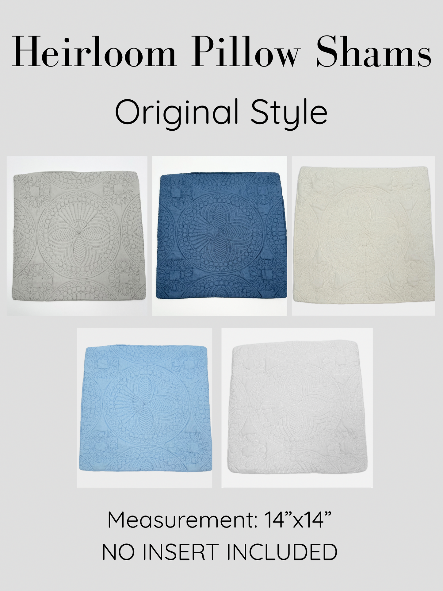 White Heirloom Pillow Sham