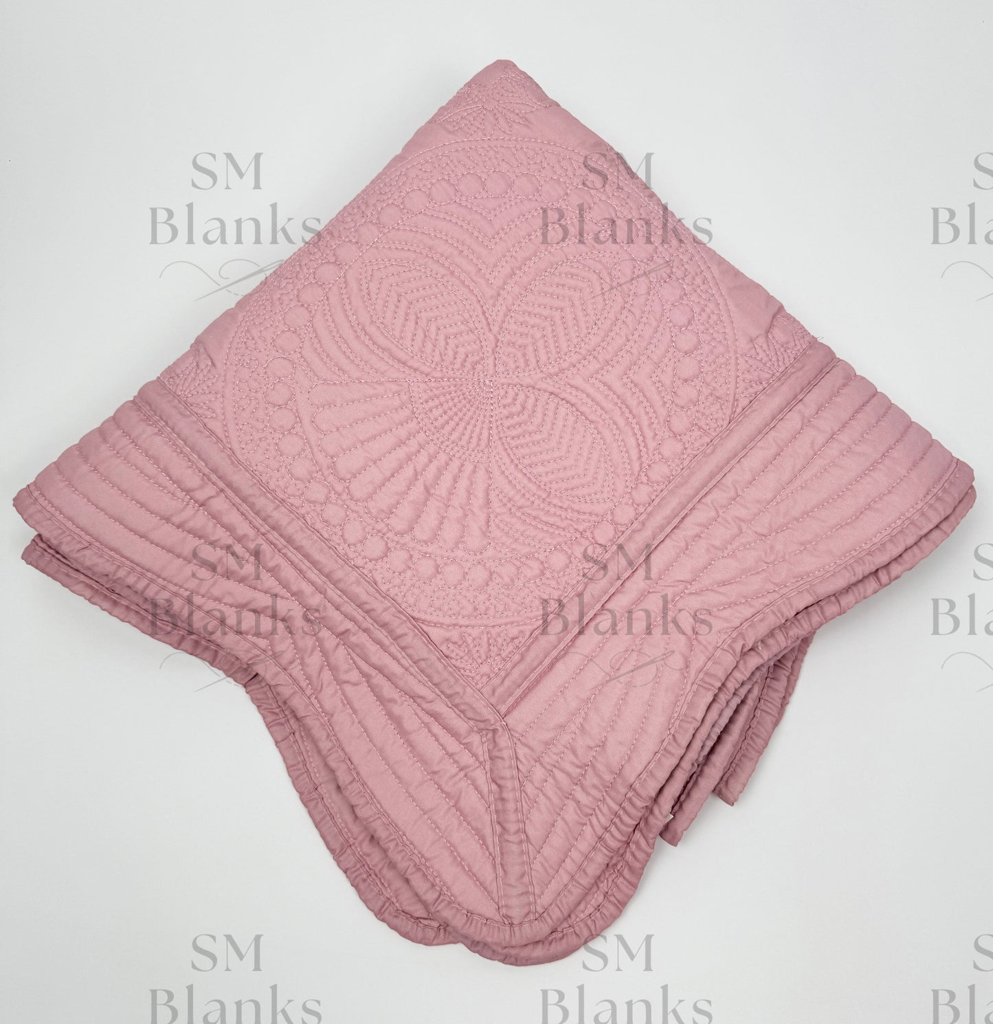 Mauve Baby Heirloom Quilt