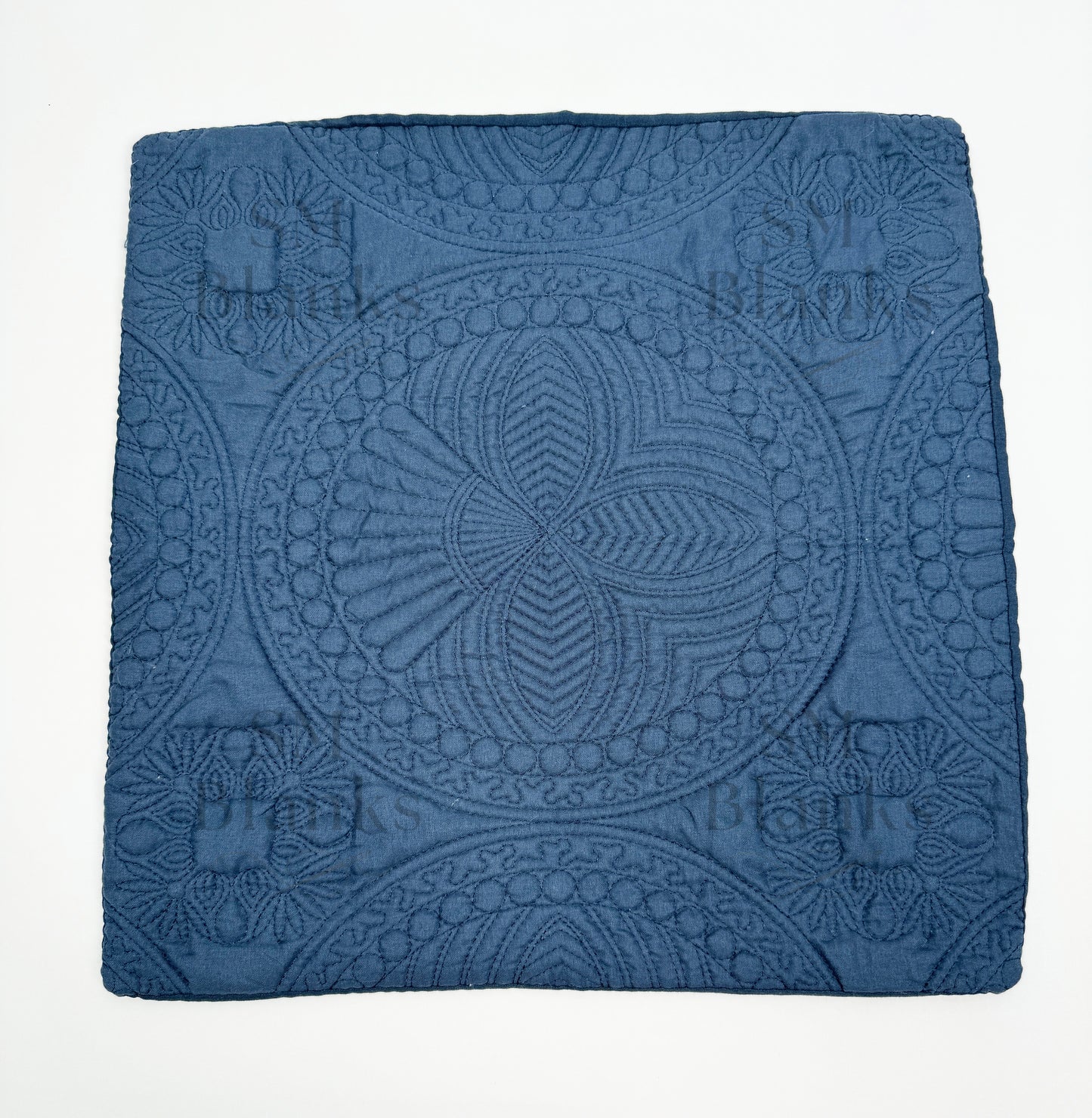 Navy Blue Heirloom Pillow Sham