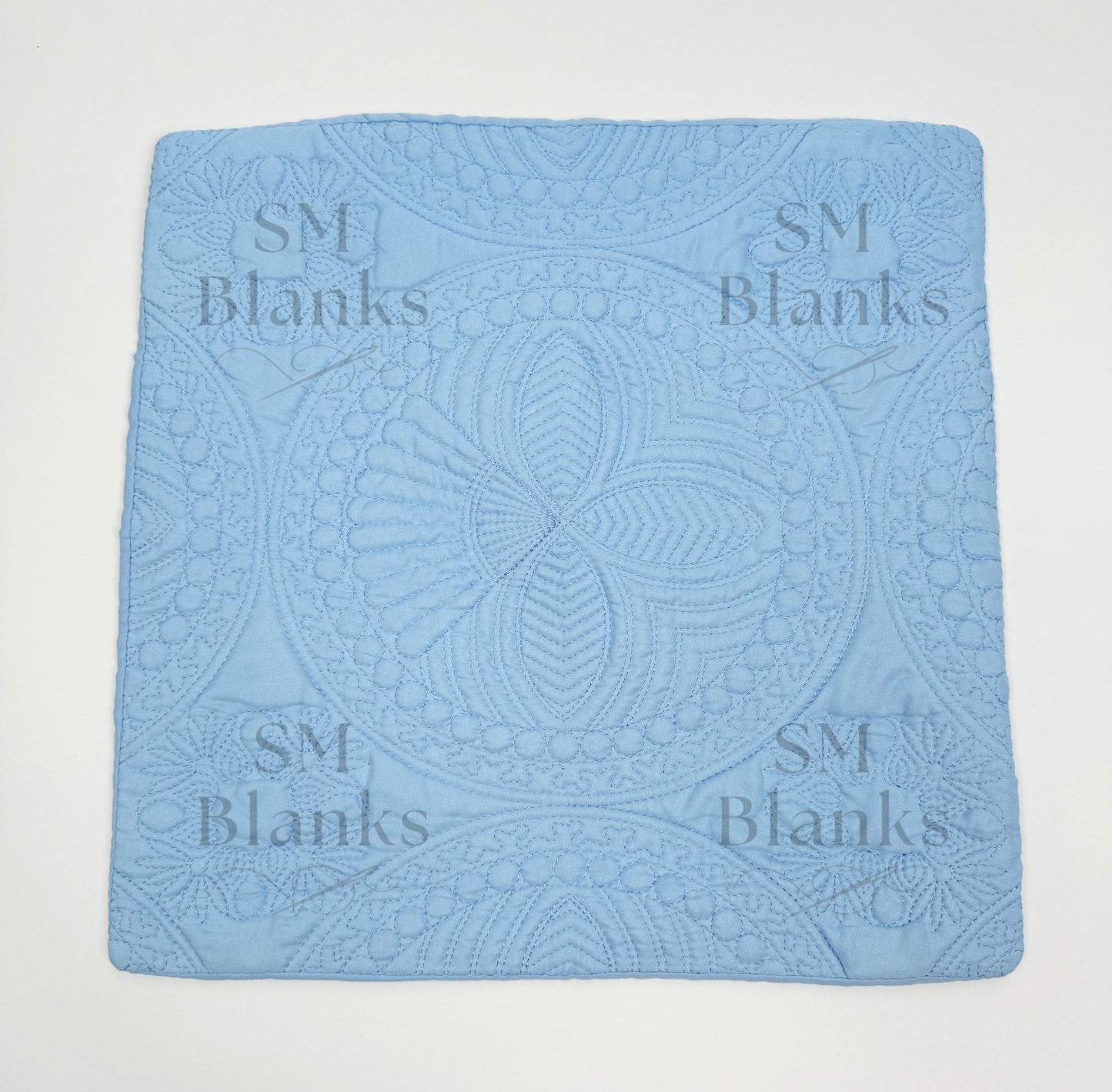 Cool Blue Heirloom Pillow Sham