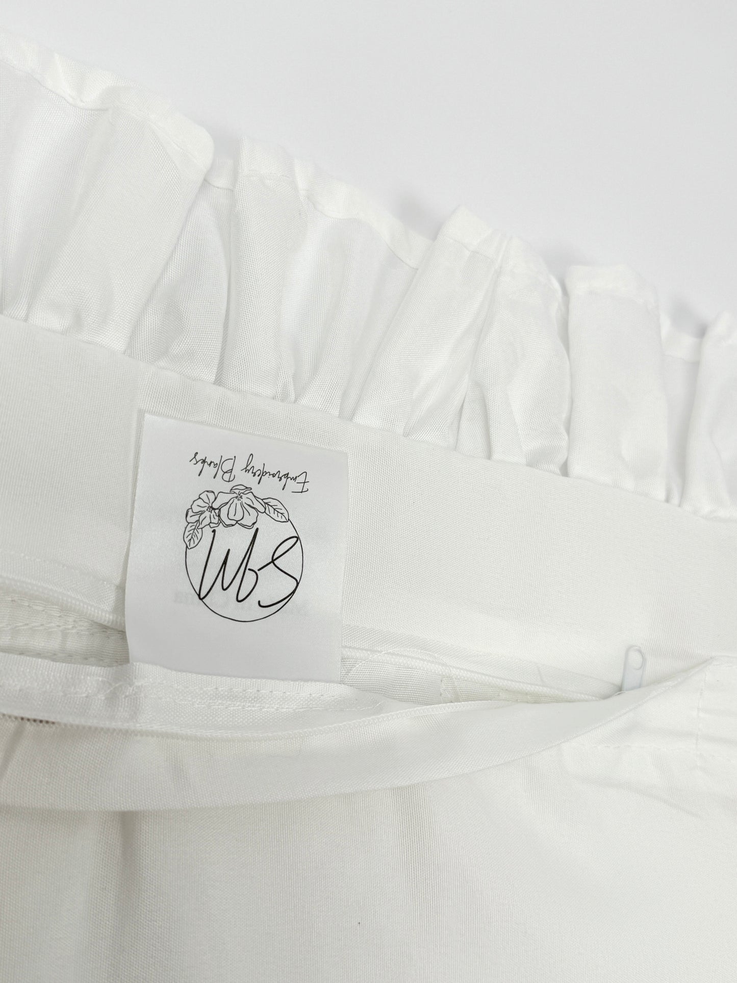 White Ruffle Heirloom Pillow Sham