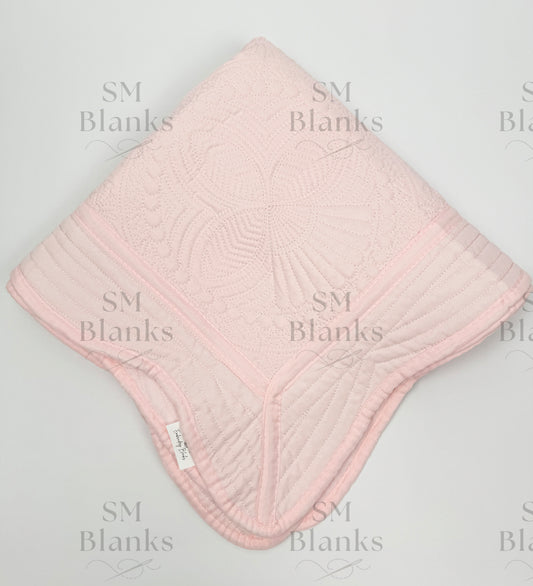 Light Pink Baby Heirloom Quilt