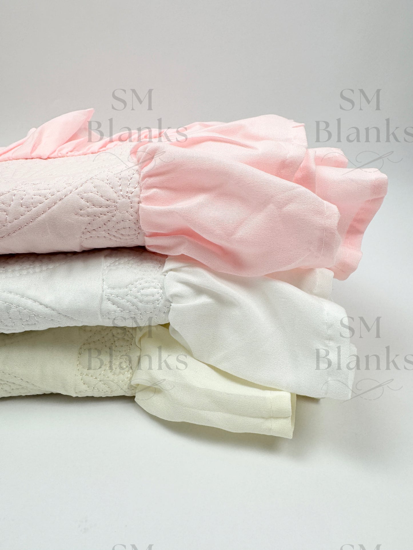 White Ruffle Heirloom Pillow Sham
