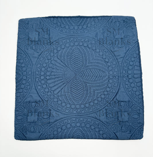 Navy Blue Heirloom Pillow Sham