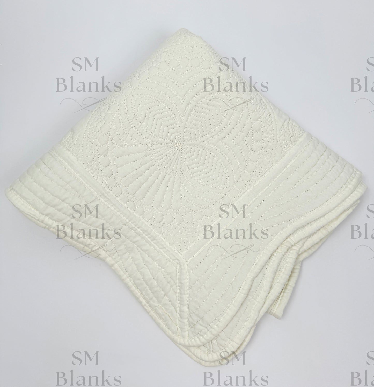 Ivory Baby Heirloom Quilt