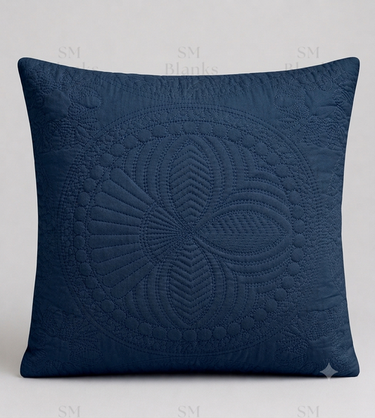 Navy Blue Heirloom Pillow Sham