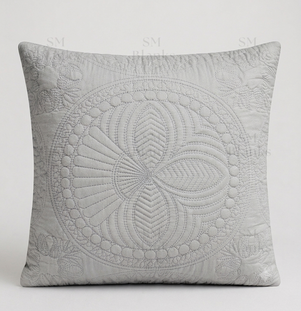 Gray Heirloom Pillow Sham