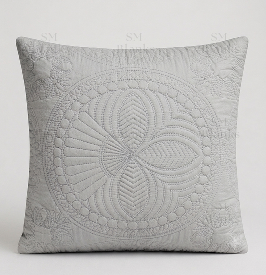 Gray Heirloom Pillow Sham