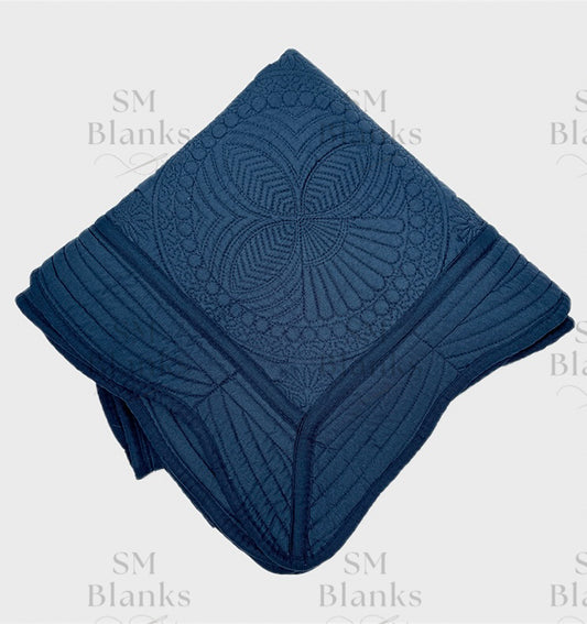 Navy Blue Baby Heirloom Quilt