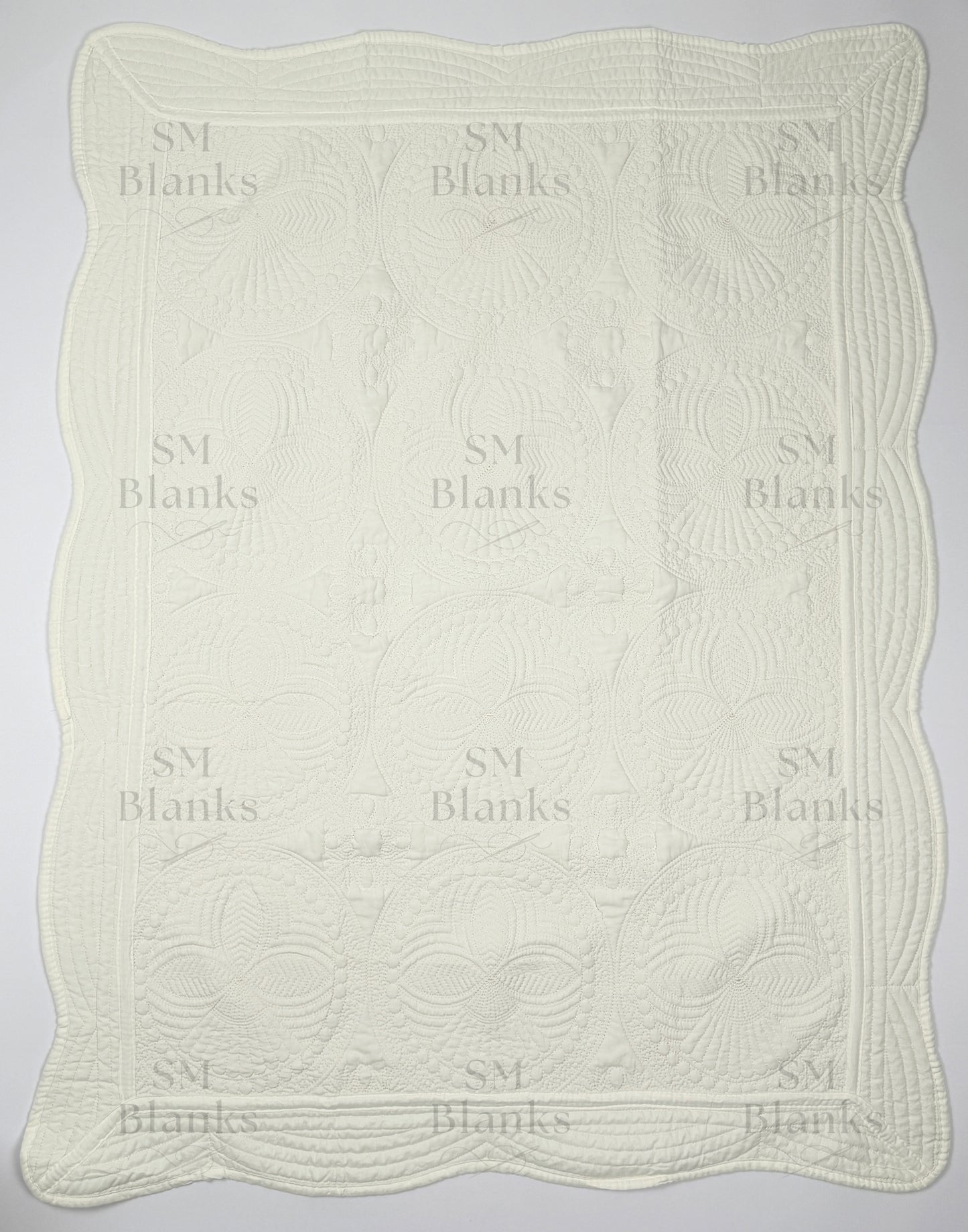 Ivory Baby Heirloom Quilt