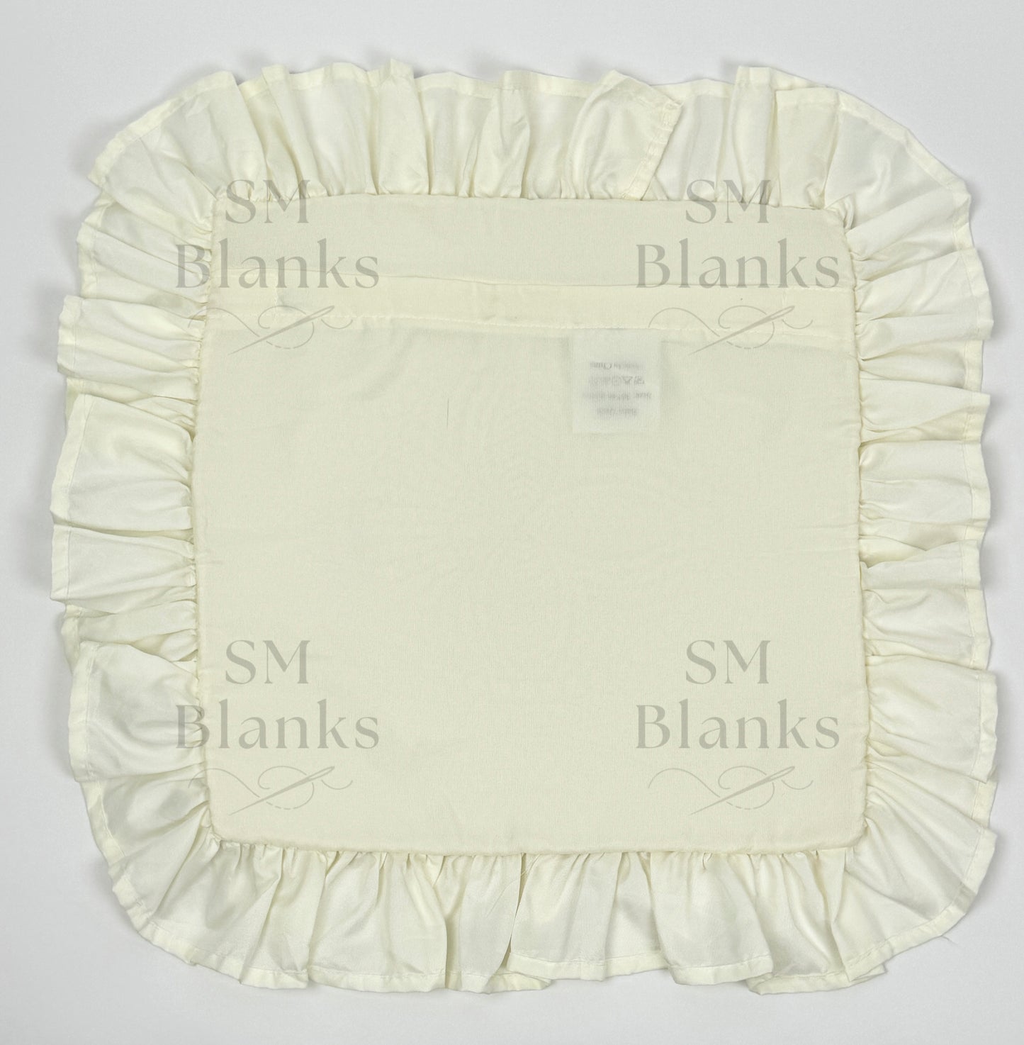Ivory Ruffle Heirloom Pillow Sham